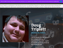 Tablet Screenshot of dougtriplett.com